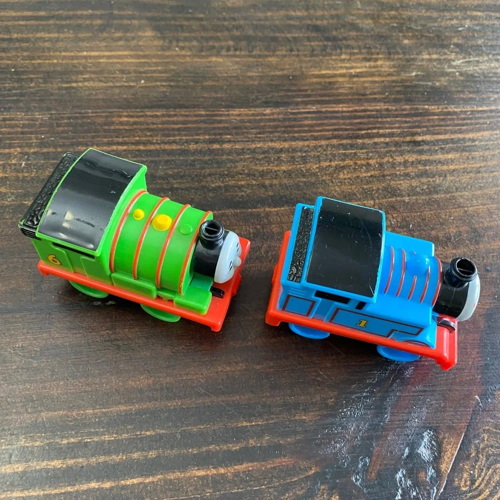Thomas & Friends Plastic Push Along Train Toys Thomas Percy Toy Set Mattel 2011‎